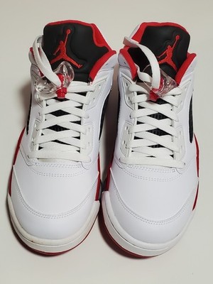 Size 9 - Air Jordan 5 Retro 2016 Low Fire Red for sale