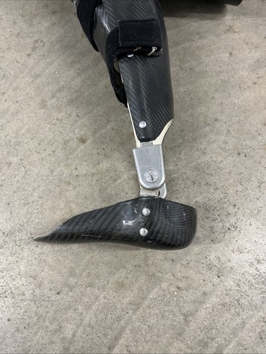 KAFO Knie Sprunggelenk Fuß Orthese Bandage LINKES Bein Gelenk Kohlefaser Geformt DEROYAL - Bild 9 von 22