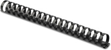 Plastic Comb Bindings, 1.5 Inches, 340-Sheet Capacity, Black, 10 per Pack (52...