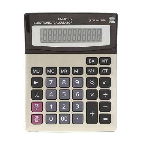 12 Digit Calculator Office Financial Calculator with Large Display and Sturdy - Picture 1 of 8