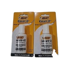 BIC Cover-it Correction Fluid - 7 fl oz  2 Bottles 