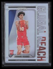 Zaccharie Risacher 2024-25 Panini Prizm #7 Atlanta Hawks Silver