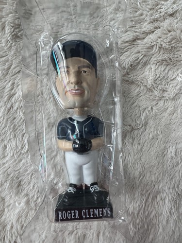 Bobblehead vintage de los Yankees de Nueva York Roger Clemens 2002 serie de metro con caja - Imagen 2 de 5