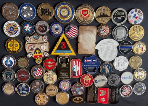 Challenge Coin consisting of 55 coins Lot 6