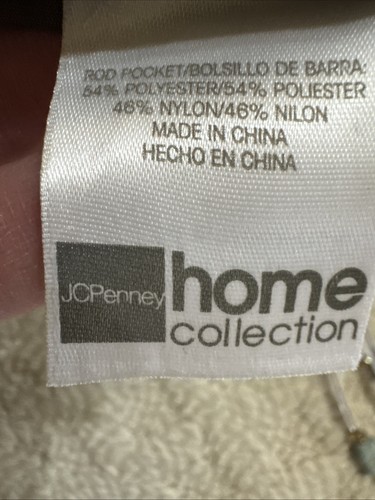 JC Penney Home Collection Perlen Panel 42" x 84" Vorhang Jade schwarze Steine Perlen - Bild 6 von 8
