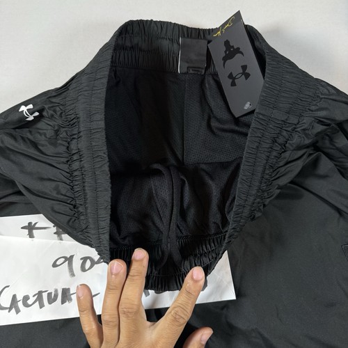 $100 Mens Size L Under Armour UA Project Rock Woven Pants 1377426 Black Large - Picture 9 of 21