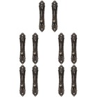 10 PCs Türen und Fenster Holz Türgriffe antike Vintage -Tür -Ziehenstangen