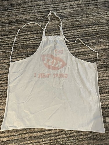 Vintage Advertising “Get Kist Great Taste”Cotton Apron Soda Pop! Fun Red Lips! - Picture 3 of 3