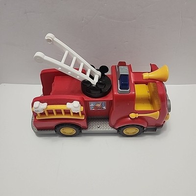 Disney Junior Mickey Mouse Fire Engine Truck Toy Tested Works