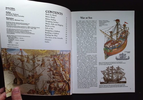 See Inside A Galleon Armada Edition Series Editor R.J. Unstead – Kingfisher PB - Picture 5 of 5