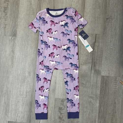 NWT Stitch Fix Fish Stix Pajama Set 2 Piece Short Sleeve Size 10 Unicorn Girls