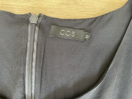 Schwarzes luftiges Kleid Baumwolle/Seide Gr.42COS neuwertig! - Bild 7 von 10
