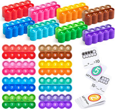 Ten-Frame Math Learning Tools for Elementary-24 Ten Frames and 20 Task Cards Mat