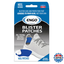 ENGO Heel Blister Prevention Patches for All Footwear - 15 Pack