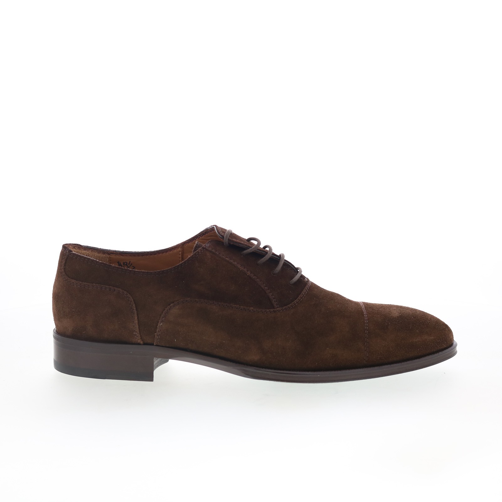 Pastori by Di Bianco Avitus Mens Brown Oxfords - Lace Ups Cap Toe Shoes 9.5