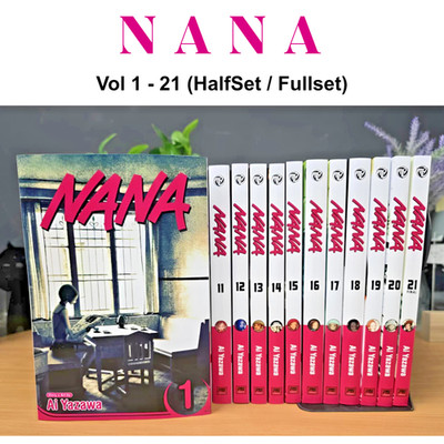 NANA (Vol. 1-21) Manga Complete Set Full/Half English Version Comic Book Series
