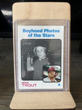 2022 Topps Heritage Mike Trout Boyhood Photos of the Stars #341