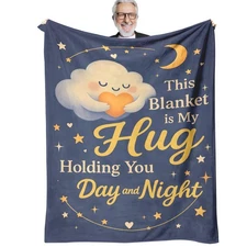Hug Blanket Gift - This Blanket is My Hug Day & Night, Get Well Gifts and Thi...