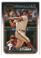 Garrett Stubbs 2024 Topps Baseball #409 Philadelphia Phillies