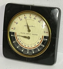 Vintage Airguide Relative Comfort Indicator Table Model Bakelite Made USA Works!