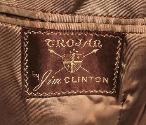 Blazer/chaqueta de lana marrón de colección años 50 para hombre talla M años 50 - Imagen 6 de 7