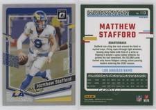 2023 Panini Donruss Optic Holo Prizm Matthew Stafford #113