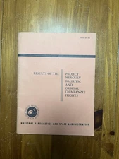 PROJECT MERCURY BALLISTIC & ORBITAL CHIMPANZEE FLIGHTS NASA PRESS REPORT SP-39