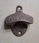 Vintage Coca-Cola Starr X Wall Mount Bottle Opener Brown Co. Newport News VA