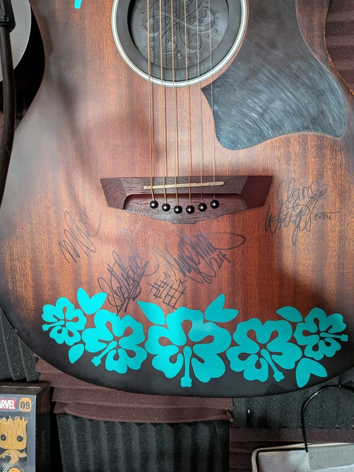 Guitarra D’Angelico Mahogony firmada Foto 2 de 2