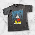 Mickey Mouse Vintage 90s Single-Stitch T-Shirt Fruit Of The Loom Disney Vgc