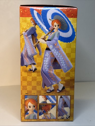 Bandai Super One Piece-Styling Figure KIMONO STYLE NAMI Japan 2013 New In Box - Picture 4 of 8
