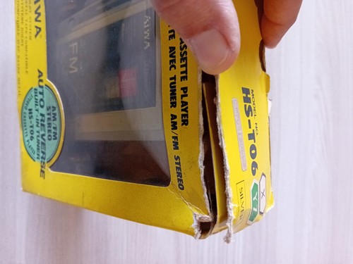 WALKMAN AIWA HS T06 Radio Cassette 1987 Scatola Scontrino 173000 Lire !!! Roma - Imagen 16 de 22