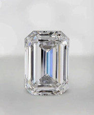 3.00 Ct CVD Certified Lab Grown Diamond Emerald Cut D Color VVS1 Loose Diamond
