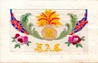 HONOURABLE ARTILLERY COMPANY: RARE WW1 EMBROIDERED MILITARY SILK POSTCARD