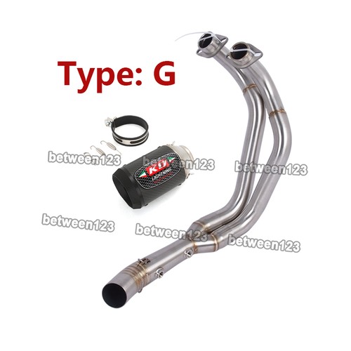 For Yamaha MT-07 FZ07 Tracer 7 XSR700 2025-2026 Carbon Exhaust Header Link Tip - Picture 15 of 16