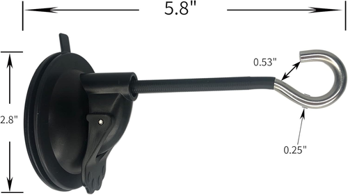 4 Pack Window Suction Cup Bird Feeder Hanger for Bird Feeders and Wind Chimes an - Picture 6 of 12