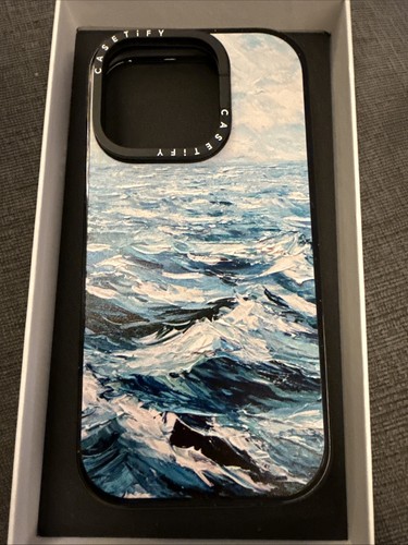 Casetify Compact Case nur für iPhone 15 PRO MagSafe Ready Blue Sea Paint Klar - Bild 1 von 7