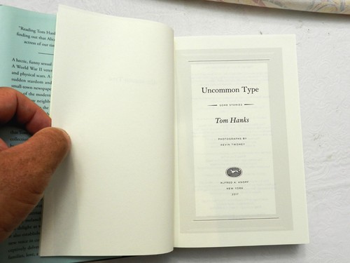 2017, Uncommon Type by Tom Hanks, HBw/DJ, 1st Ed, HANKS SIGNED! - Picture 4 of 5