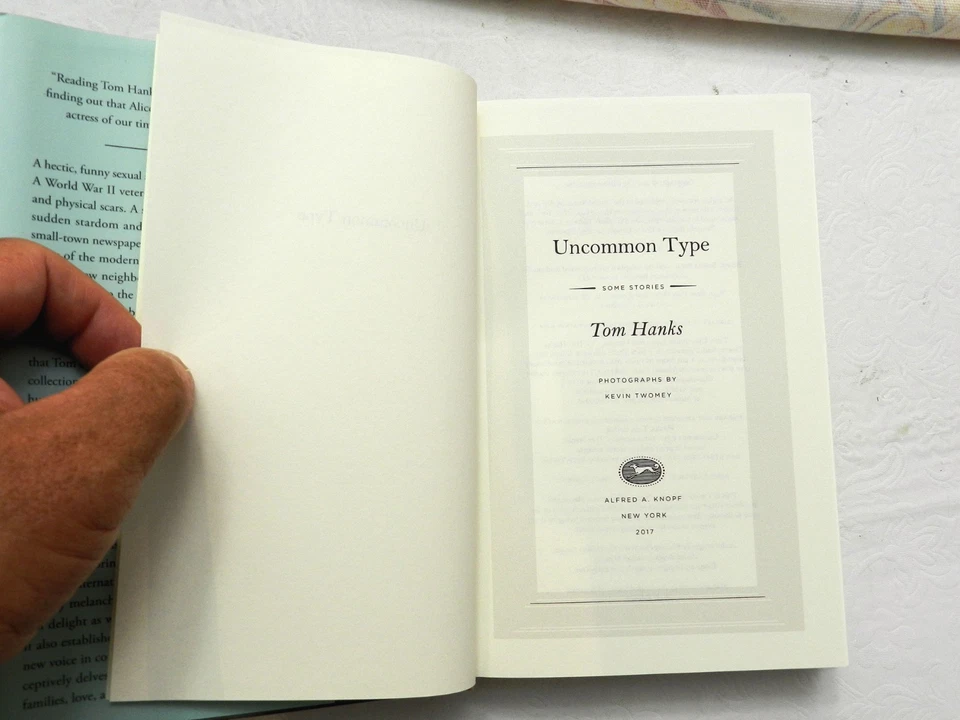 2017, Uncommon Type by Tom Hanks, HBw/DJ, 1st Ed, HANKS SIGNED! - Image 4 of 4