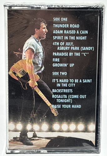 Vintage Bruce Springsteen & The E Street Band Live 1975-85 Cassette SEALED 1986 - Picture 1 of 3