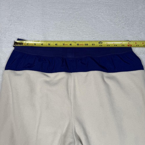 Nike Hose Herren Large Creme Rot Fleece Jogginghose Colorblock Bestickt Swoosh - Bild 11 von 16