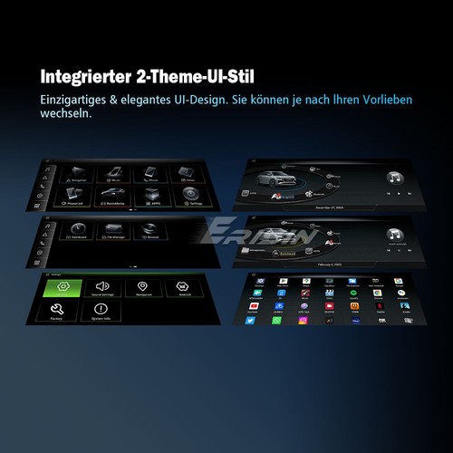 8,8" Qualcomm 8 Kern Android 14 DAB+ Autoradio Für Audi A4 Navi 64GB CarPlay USB - Bild 19 von 24