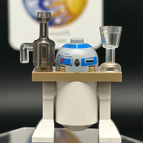 LEGO BRAND R2-D2 with Serving Tray sw0217a Astromech Droid MINIFIGURE 75020 - Picture 5 of 8