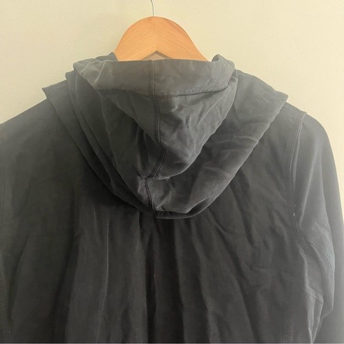 Lululemon Blissed Out Wrap Jacket in Black w Thumbholes Lightweight 2 Materials - Picture 11 of 14