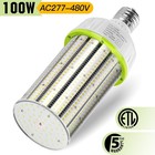 480V 100W LED Corn Light E39 Mogul Base Industrial Commercial High Bay Corn Bulb