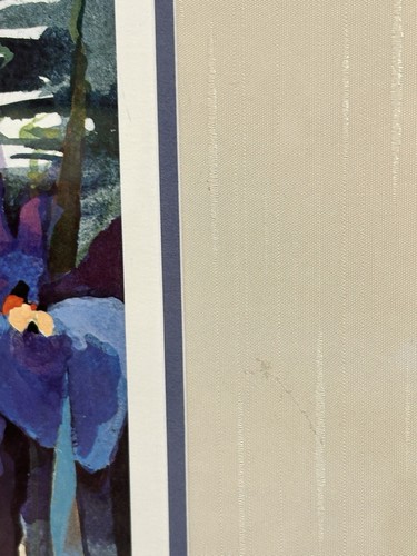 Susan Pennewell Ellis Wild Iris Signed & Numbered Lithograph 45/350 - Picture 8 of 13