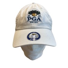 2023 PGA Oak Hill Golf Adjustable Hat Unisex White I Love NY Patch Ahead Cap