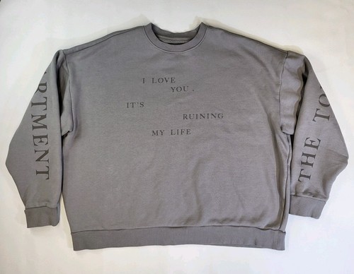 Felpa Taylor Swift I Love You It’s Ruining My Life 3XL Dipartimento Poeti Torturati - Foto 3 di 8