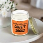 Crusty Socks - Cinnamon Chai, Coconut Apricot Wax Candles