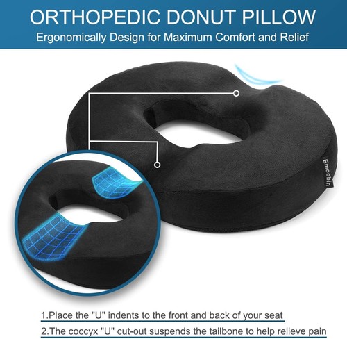 Orthopädischer Anti Dekubitus Sitzring Hämorrhoiden Sitzkissen Donut Kissen DE - Bild 12 von 24